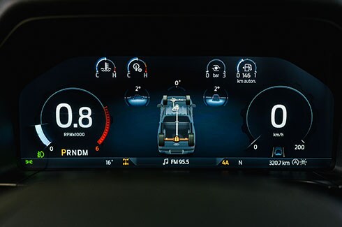Panel  de instrumentos de 8 o 12.4 pulgadas